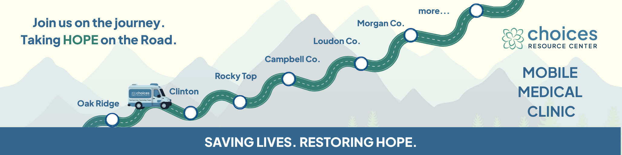 Banner Taking Hope on the Road